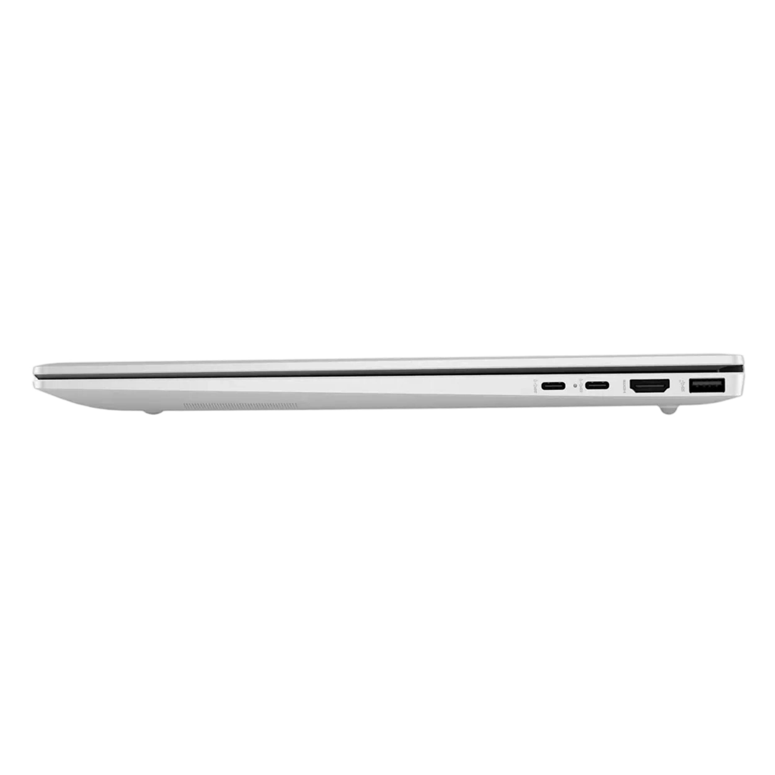 Alt View 4. HP - HP OmniBook 5 16" 2K Touchscreen Laptop,Intel Core Ultra 7 255U,16GB RAM,1TB SSD,Backlit Keyboard,Win 11,Silver - Silver.