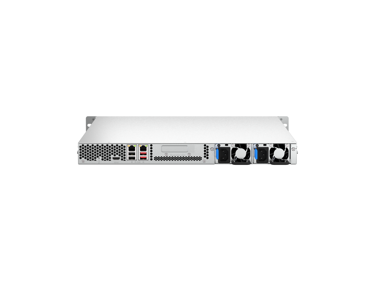 Alt View 5. QNAP - QNAP 1U 4-Bay NAS/iSCSI, Intel N5105/N5095, 8GB RAM, 2.5GbE, 4K HDMI, PCIe Slot, Redundant PSU.