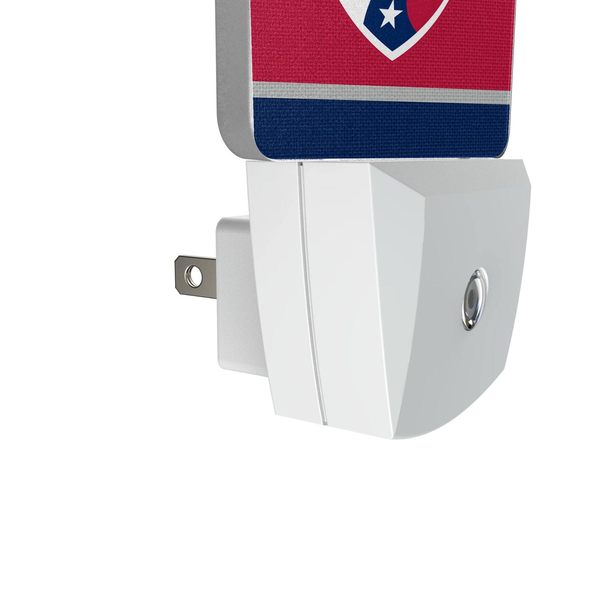 Alt View 2. Keyscaper - FC Dallas Team Stripe Nightlight 2-Pack - Multicolor.