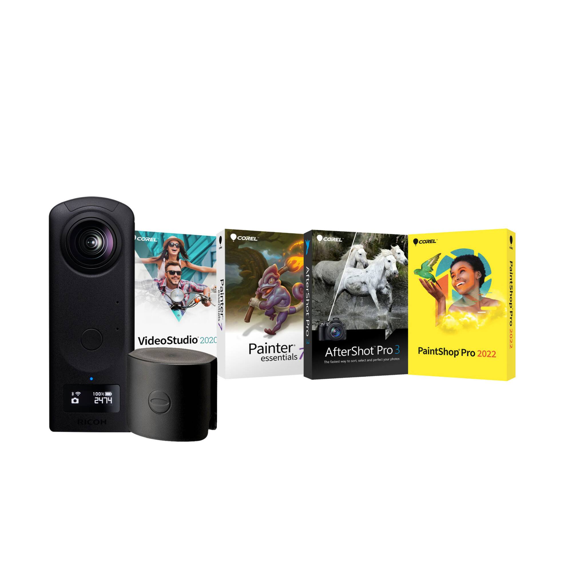 Ricoh - Theta Z1 360 Camera with Lens Cap and Software Kit