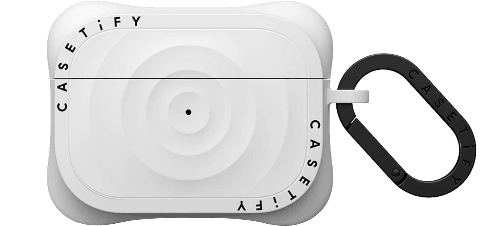 CASETiFY - Ripple Case for AirPods Pro - White - Front_Zoom