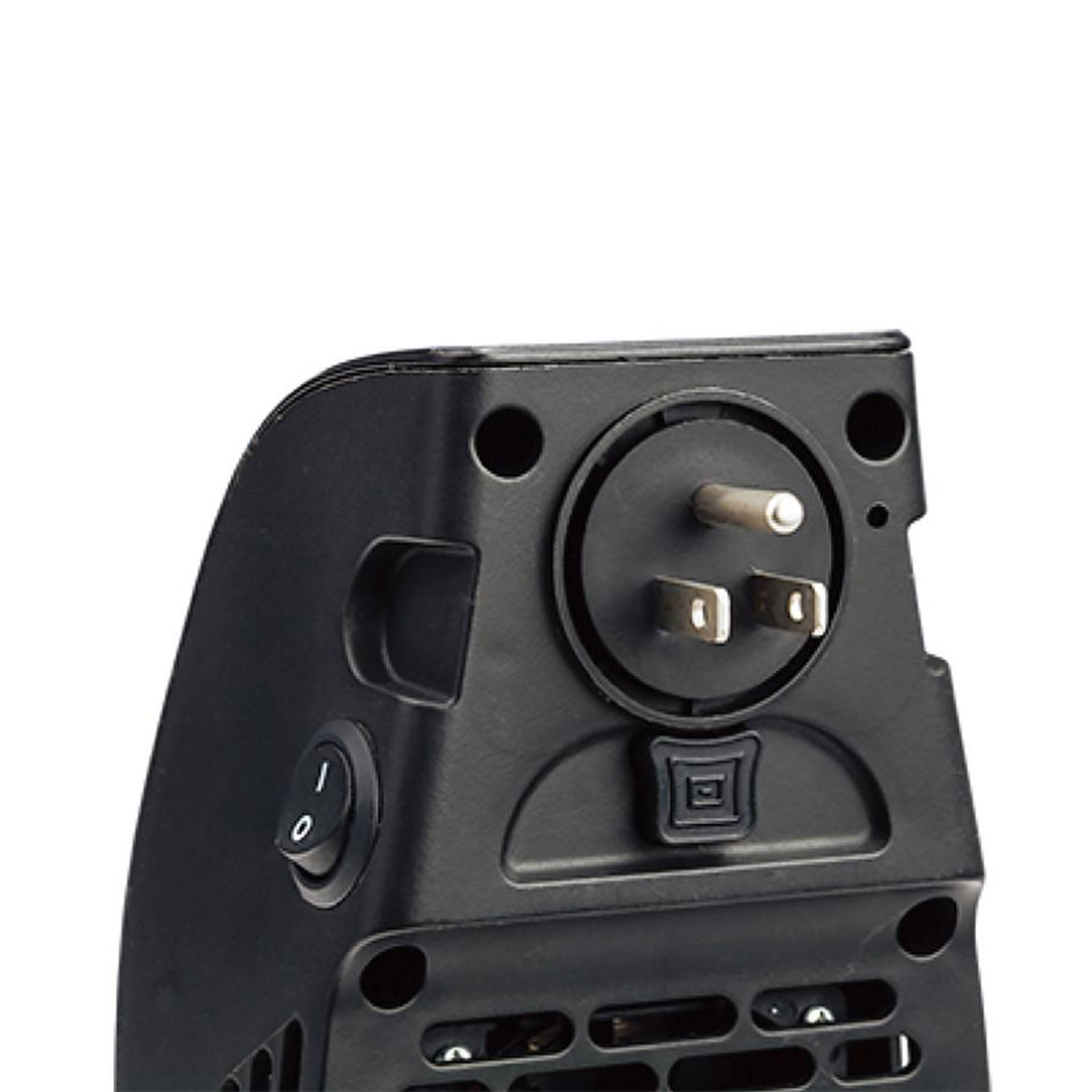 Alt View 5. Brentwood - Brentwood 350 Watt Plug-In Wall Outlet Personal Space Heater in White - White.