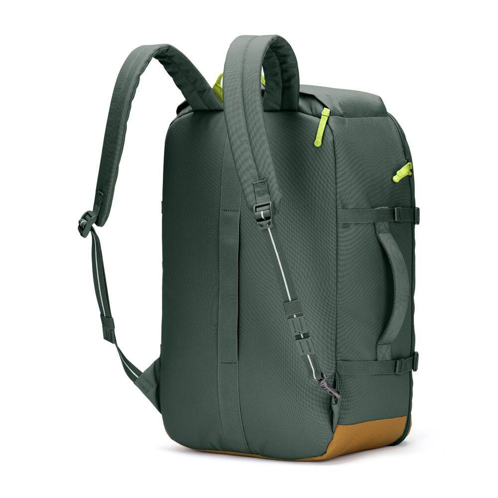 Back. Pacsafe - GO 44L Carry-on Backpack, Spruce Green - Spruce Green.