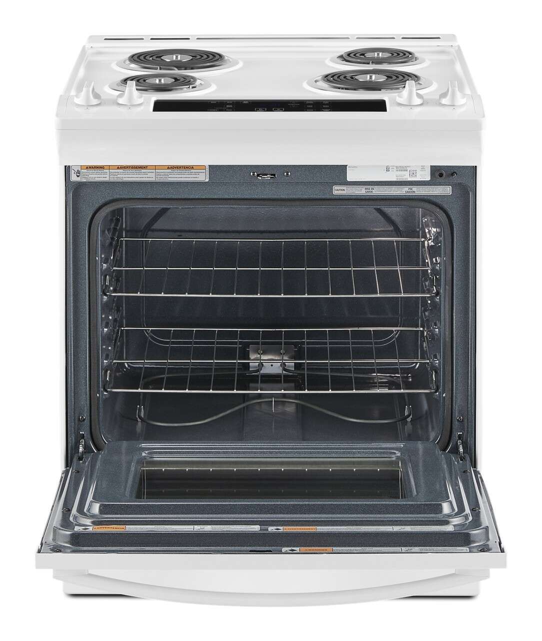 Alt View 13. Whirlpool - 4.8 Cu. Ft. Electric Range - White.