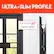 ULTRA-SLIM PROFILE
TV sits 1.25" from wall