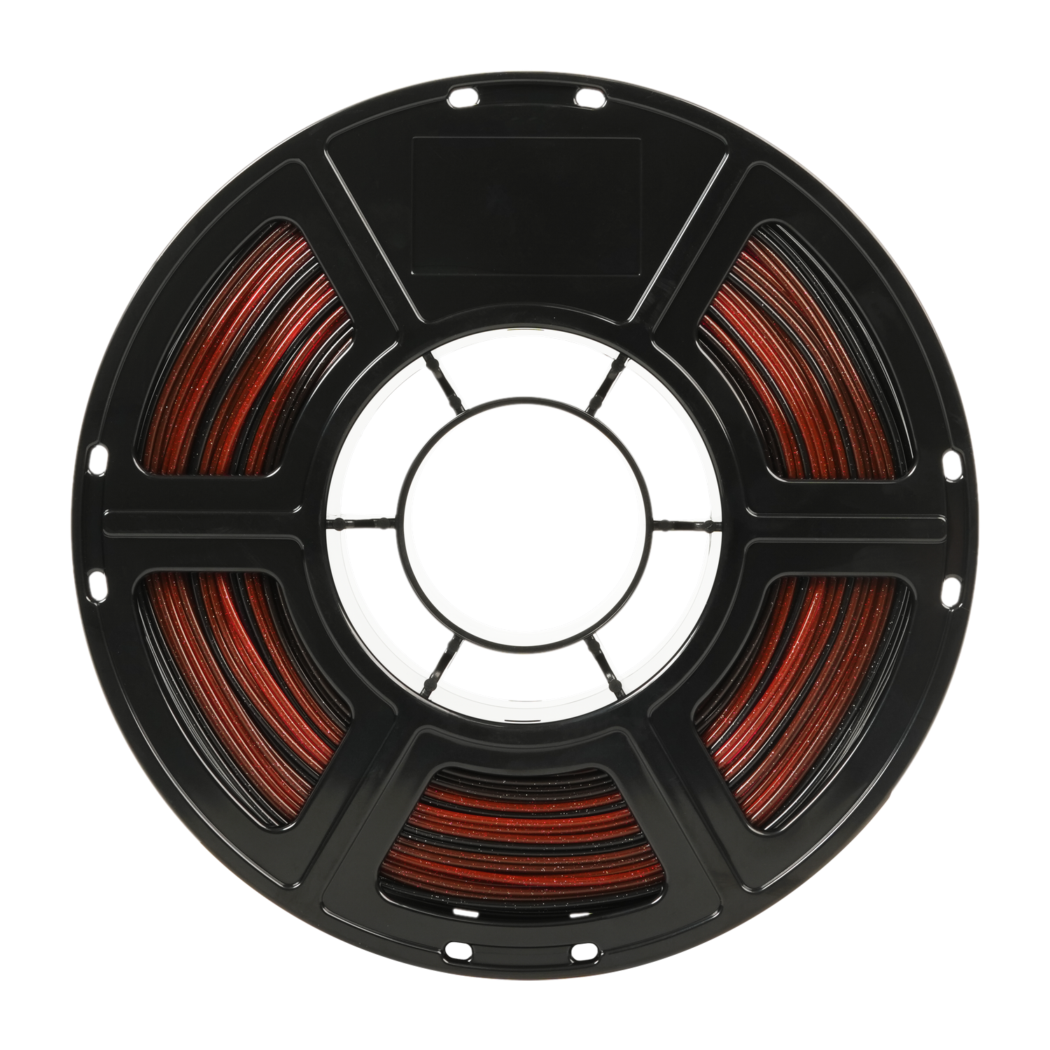 Alt View 5. Flashforge - PLA Crystal Rainbow 3D Printer Filament-1.75mm-1kg (2.2 lbs) Spool - Gothic Rose.