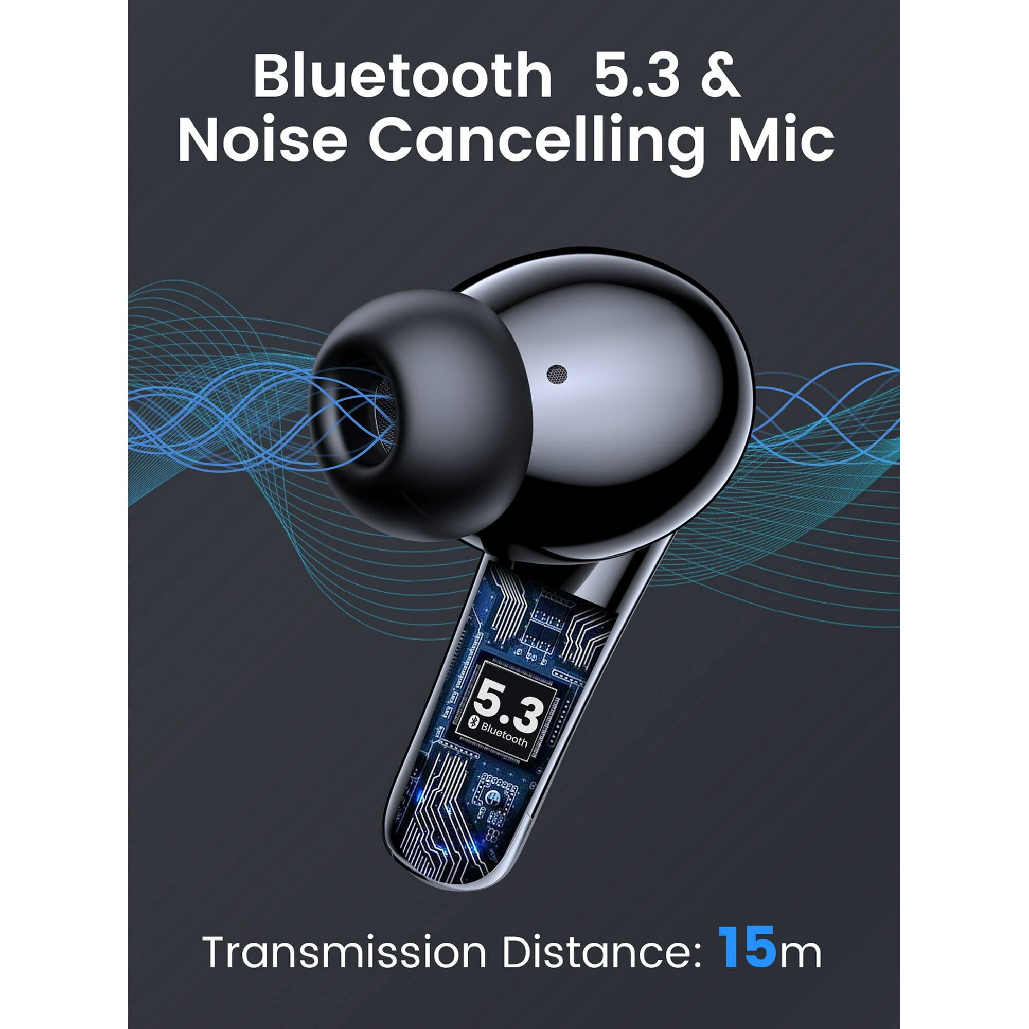Bluetooth 5.3 & Noise Cancelling Mic

Transmission Distance: 15m