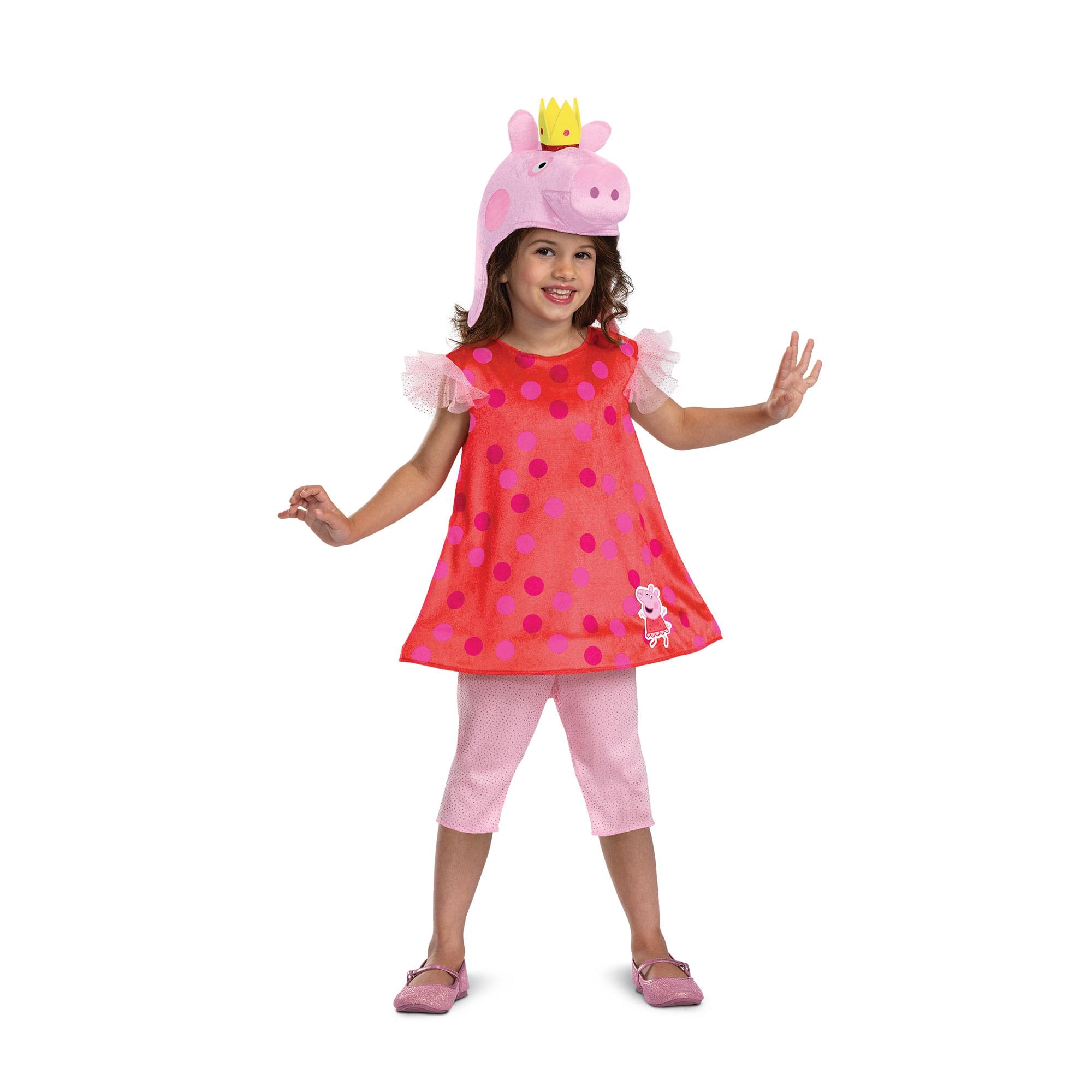 Photos - Other Jewellery Disguise - Peppa Pig Child Costume Dress | Small 2T - Multi-Colored 167049S