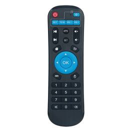 ALLIMITY - Replacement Remote Control X3308-030, Fit for TV Box H96 Pro, MXQ-4K, M8S, M8N, T95Z Plus, T95K Pro, T95V Pro, T95U Pro - Black