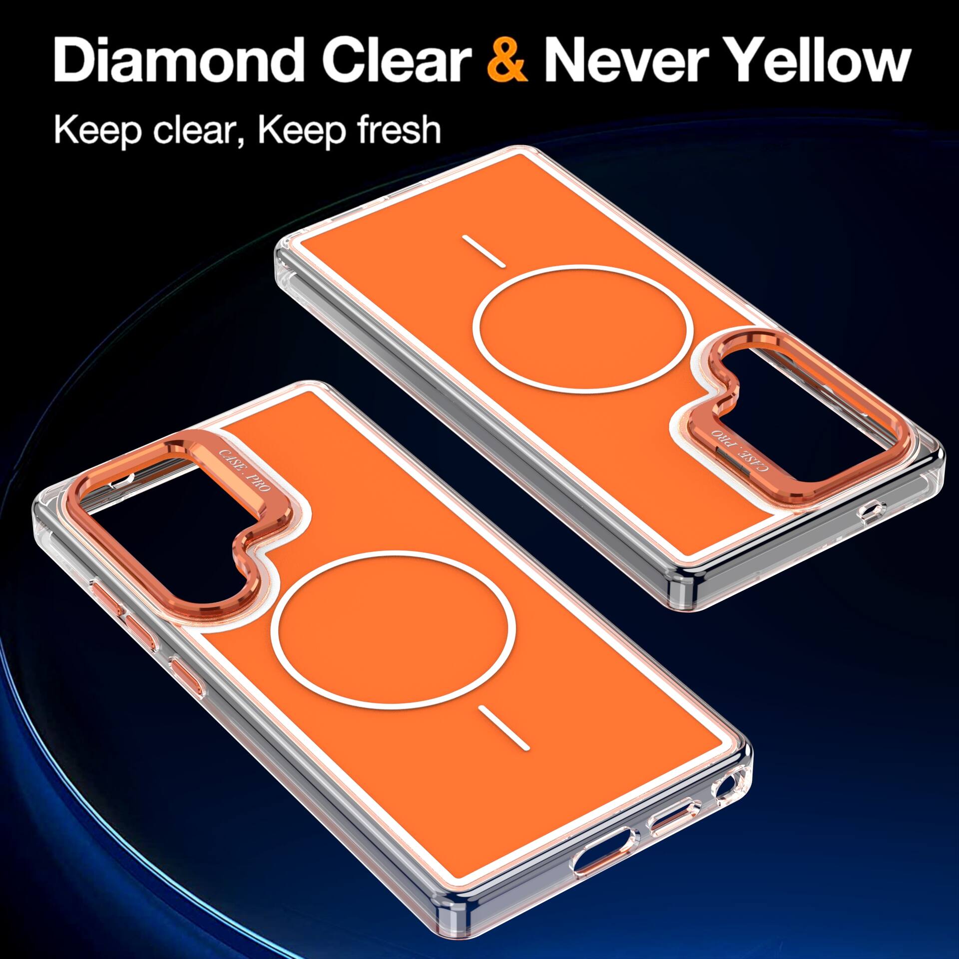 Diamond Clear & Never Yellow  
Keep clear, Keep fresh  
CASE.PRO CASE PRO