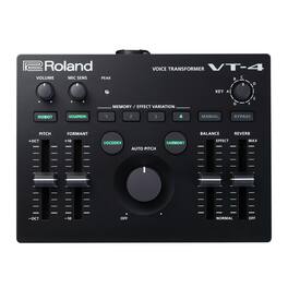 Roland - VT-4 Compact 5 Hour Battery Life MIDI Control Vocal Transformer (Black)