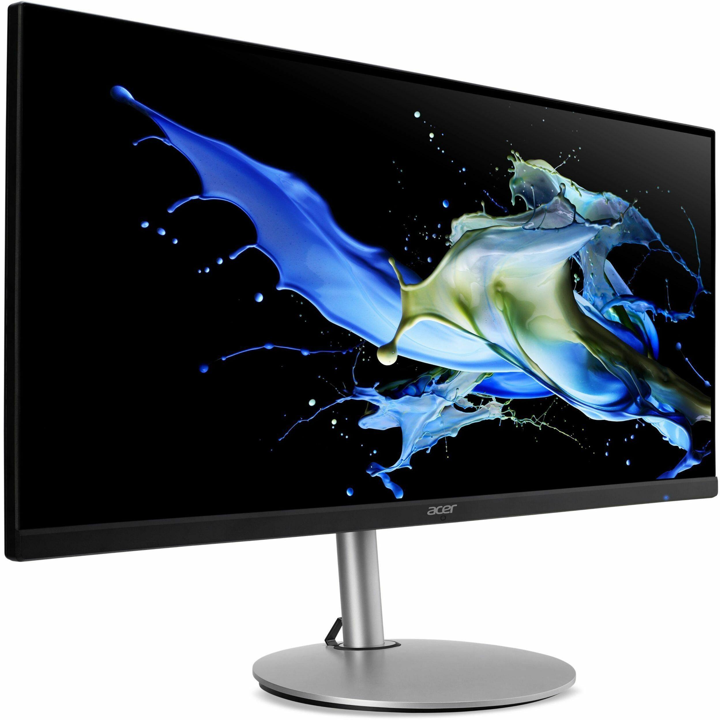 Alt View 2. Acer - Acer CB342CU 34" Class UW-QHD LED Monitor - 21:9 - Silver - 34" Viewable - In-plane Switching (IPS) Technology - LED - Silver.