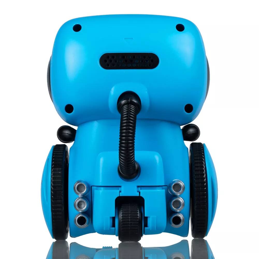 Back. Contixo - Kids Smart Robot Toy – Interactive Mini Robot with Voice Control, Singing, Dancing & Touch Sensor - Blue.