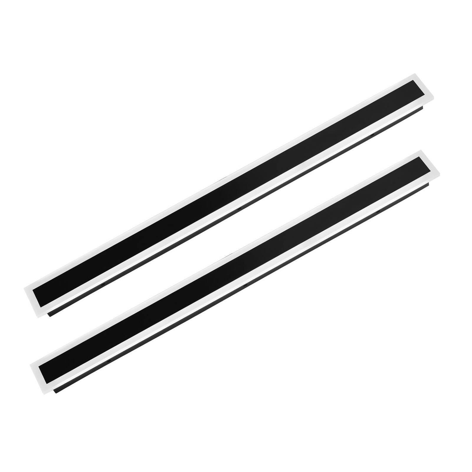 Front. VEVOR - Outdoor Wall Lights, 2 Pack, 39.4 Inch Long Strip Modern Exterior Wall Sconce Light Fixtures, 2700K-6000K - White,Black.