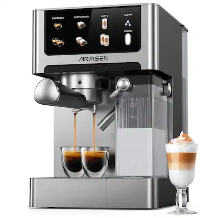ESPRESSO
CAPPUCCINO
LATTE
CLEAN
FROTH
AIRMSMEN
500ml MAX
400ml
300ml
200ml
100ml MIN