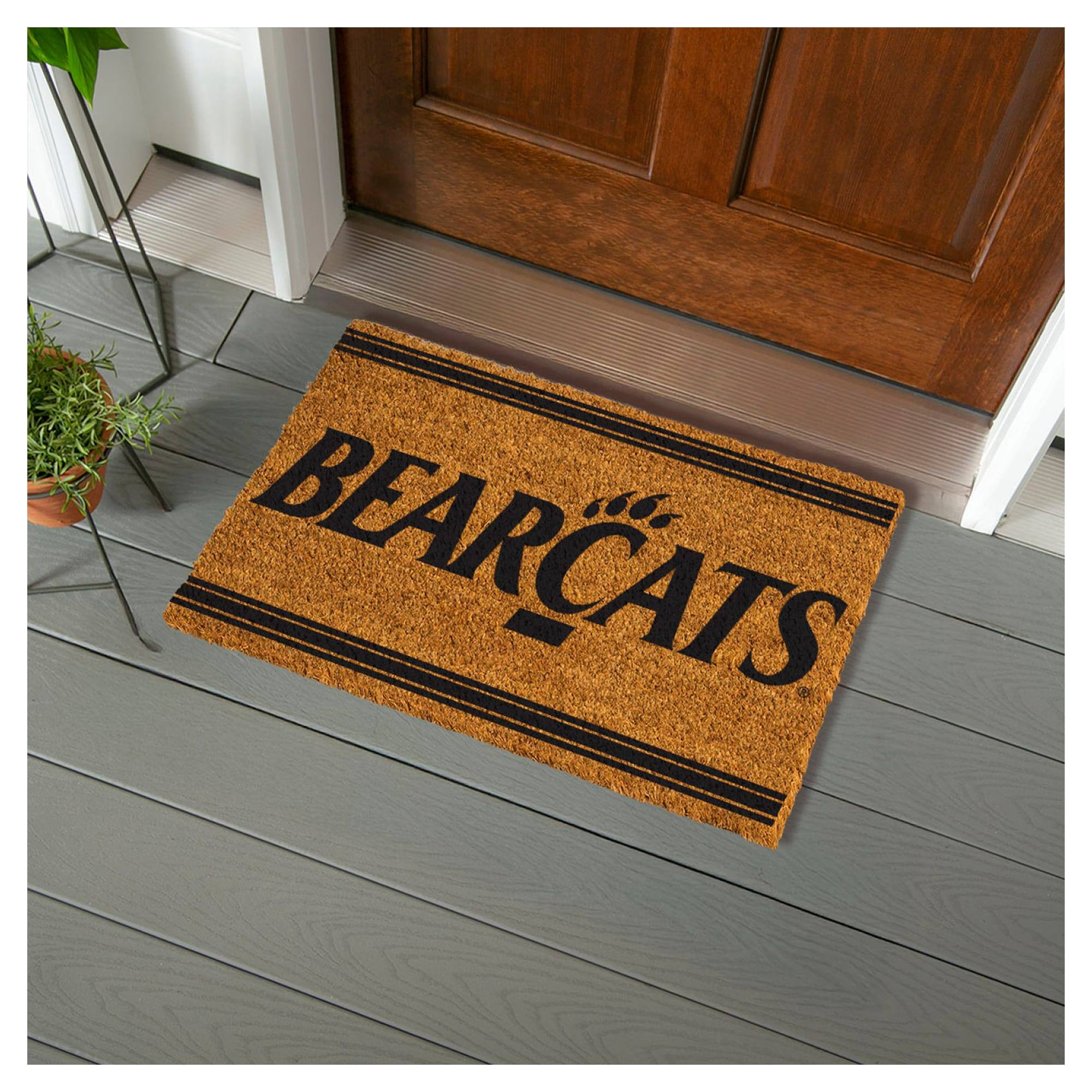 Alt View 1. Evergreen Enterprises - Cincinnati Bearcats 28" x 16" Primary Logo Outdoor Coir Entryway Mat - Multicolor.