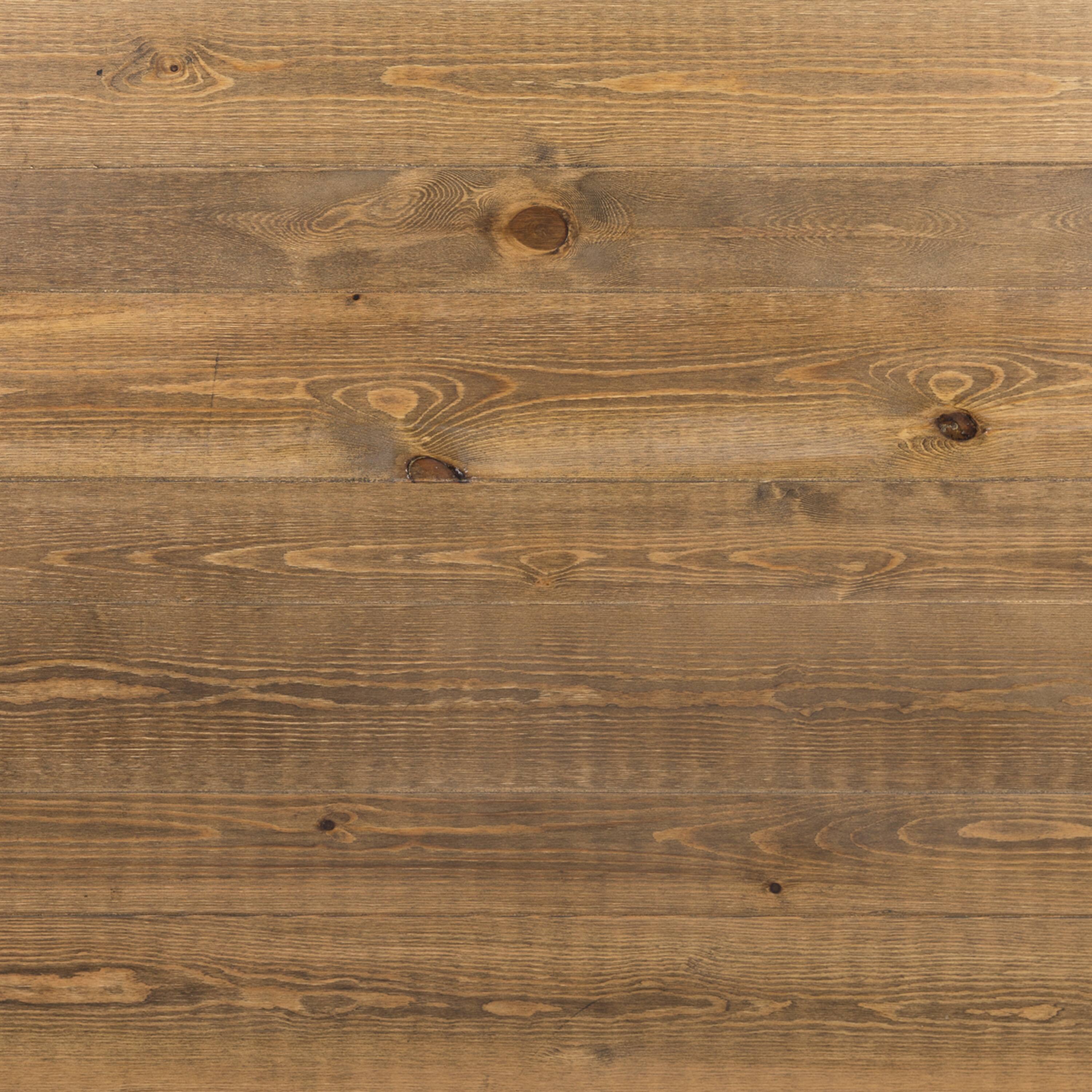 Alt View 19. Alamont Home - Hercules 60" x 38" Rectangular Antique Rustic Solid Pine Farm Dining Table - Antique Rustic.