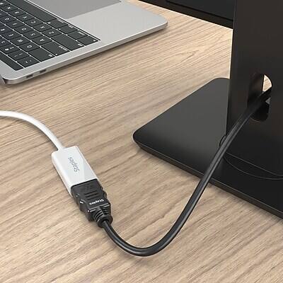 Alt View 7. Staples TECH - Mini DisplayPort to HDMI Audio/Video Adapter, Male to Female - White.