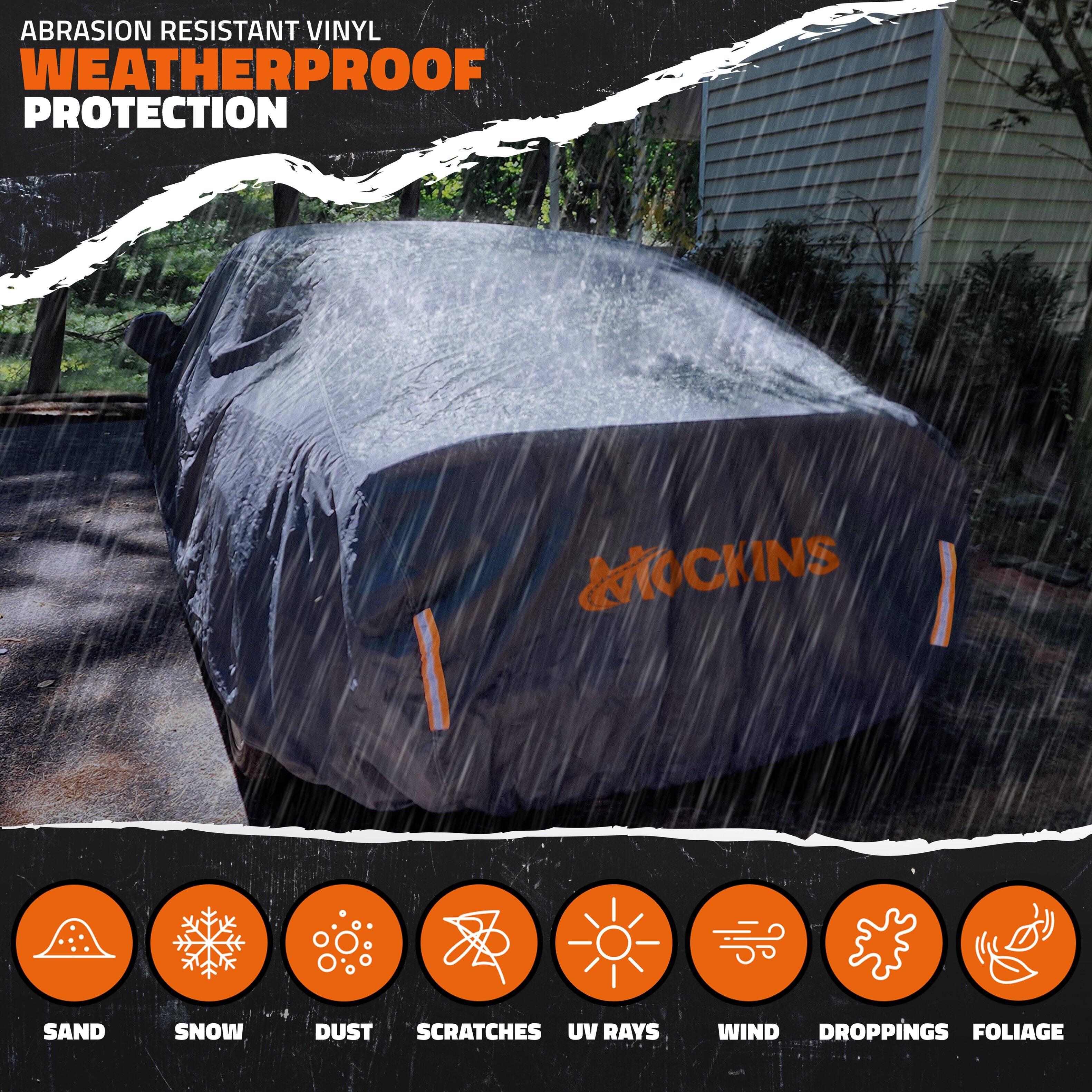 ABRASION RESISTANT VINYL WEATHERPROOF PROTECTION

- SAND
- SNOW
- DUST
- SCRATCHES
- UV RAYS
- WIND
- DROPPINGS
- FOLIAGE