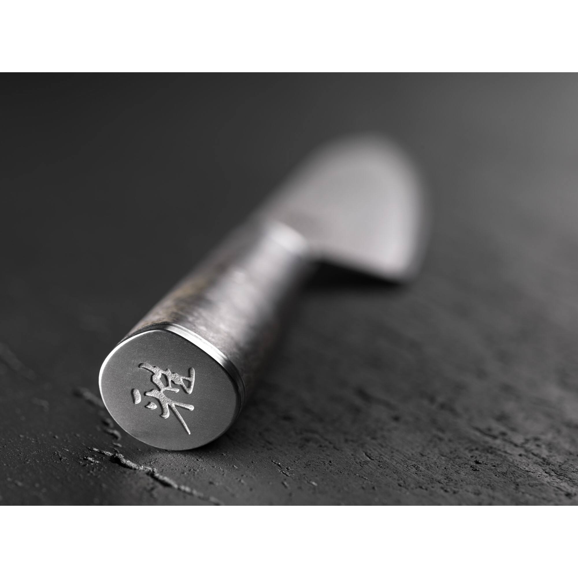 Alt View 2. Miyabi - Miyabi Black 5000MCD67 7-inch Rocking Santoku Knife - White.