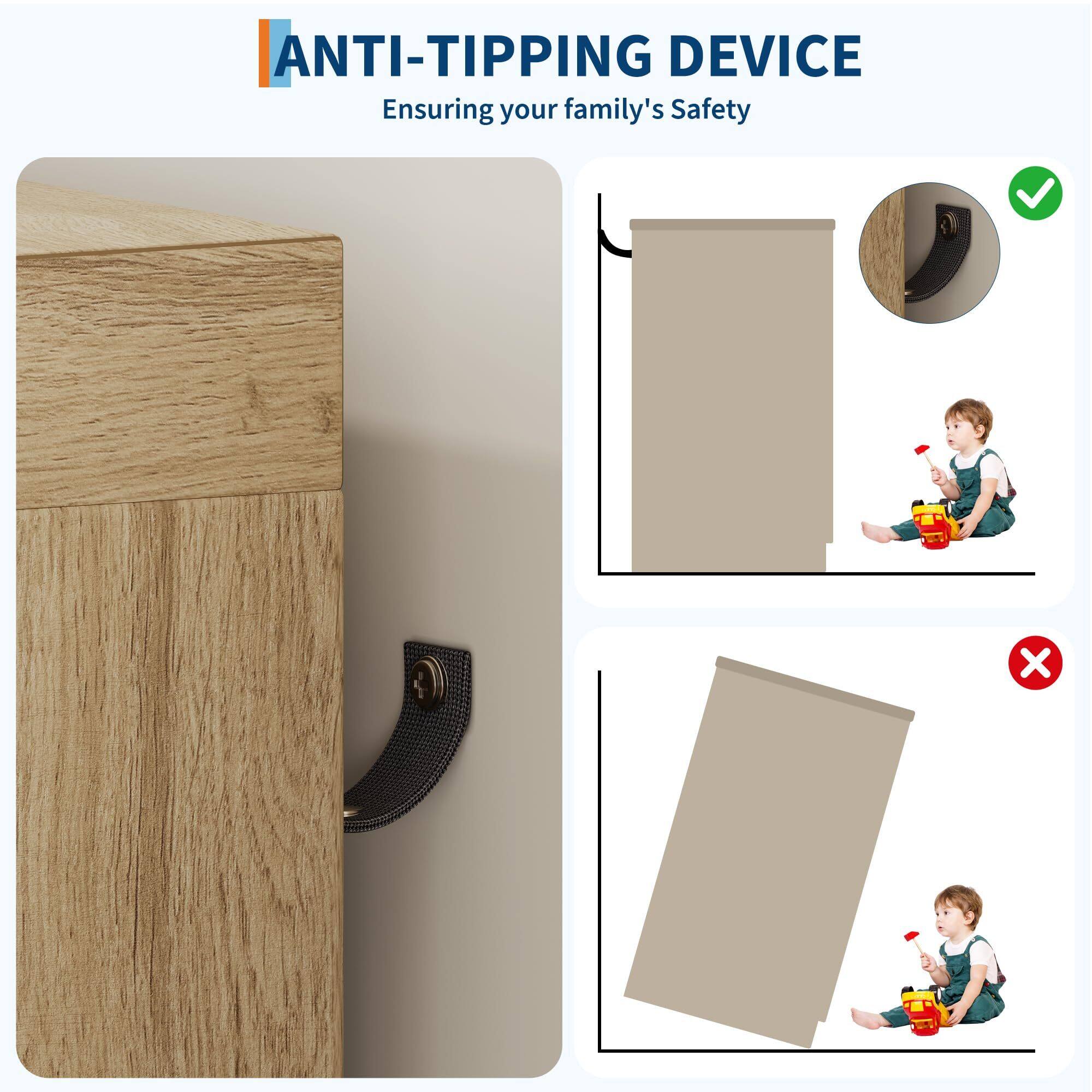 ANTI-TIPPING DEVICE  
Ensuring your family's Safety