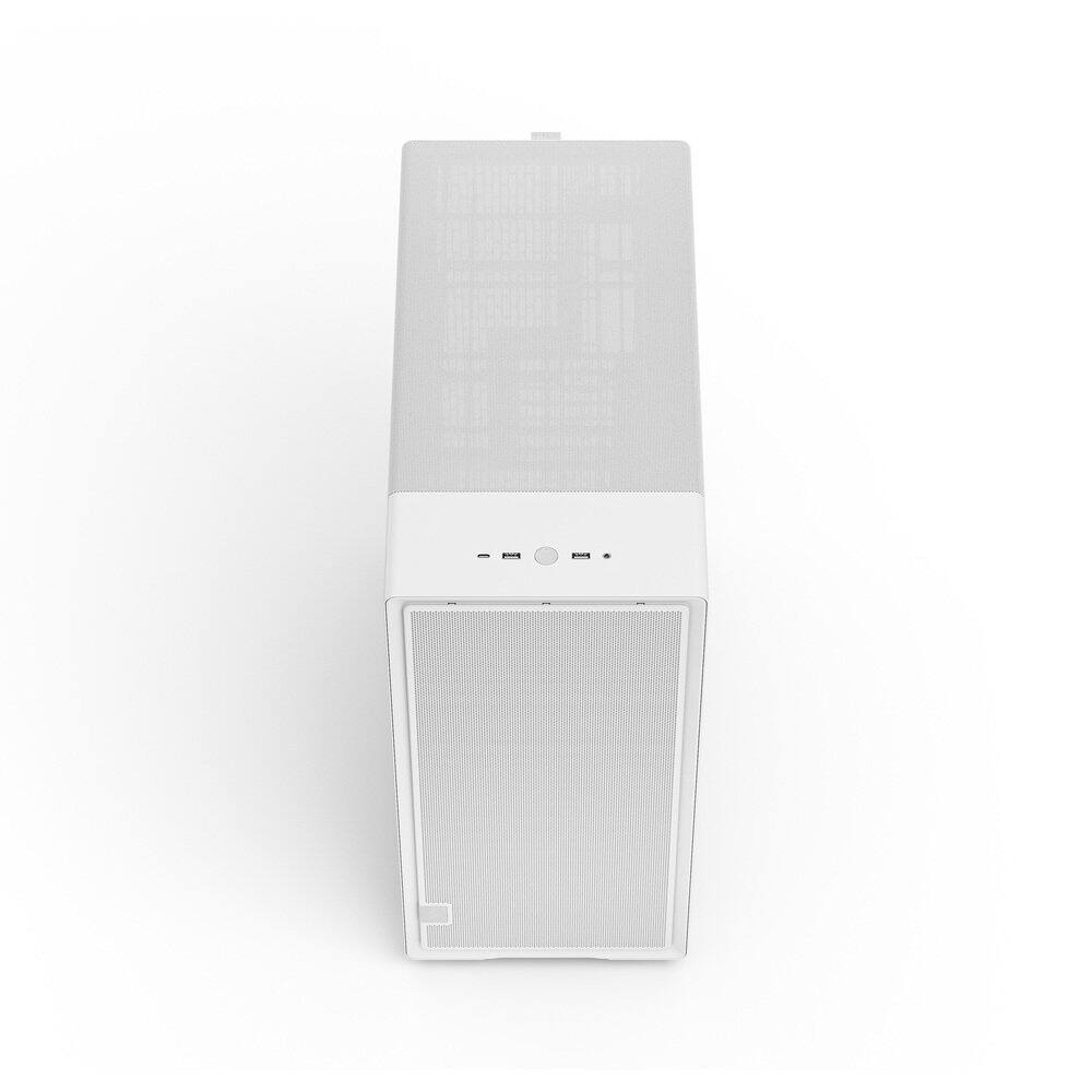 Left. Fractal Design - Fractal Design Epoch XL White - Tempered Glass, High Airflow, Mesh Front, 3 Fans, Spacious, ATX/mATX/ITX Support - White.