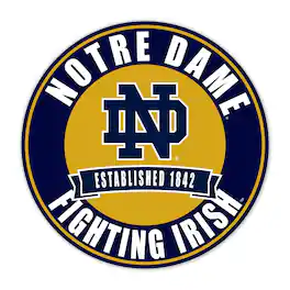 Fan Creations - Notre Dame Fighting Irish 24" Circle with Banner - Multicolor