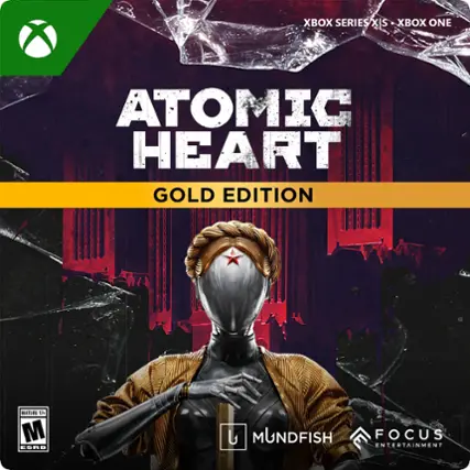 Xbox Series X|S Xbox One Atomic Heart Gold Edition Mature 17+ M ESRB Mundfish Focus Entertainment - M (Mature 17+)