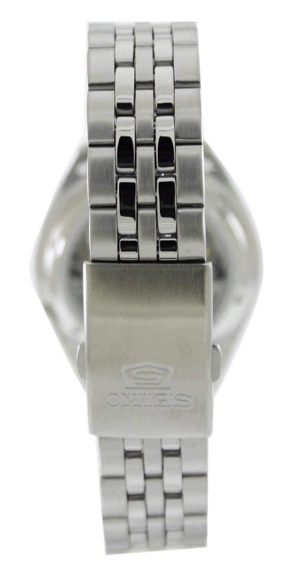 Back. Seiko - Stainless Steel Automatic 21 Jewels SNKL15 SNKL15K1 SNKL15K Men's Watch - Silver.