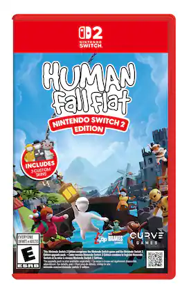 B2 NINTENDO SWITCH HUMAN fall flat NINTENDO SWITCH 2 EDITION
INCLUDES 3 CUSTOM SKINS
NO EVERYONE BRAKES CURVE ENFANTS et ADULTES GAMES GAMES
This Nintendo Switch 2 Edition comprises the Nintendo Switch game and the Nintendo Switch 2 Edition upgrade pack. The upgrade pack is also available separately.
Nintendo Switch 2 La Switch Edition est combine galement le logiciel Nintendo sparment.
For details, visit the site: ESRB nintendo.com/eu/nintendo-switch-2-edition - E (Everyone)