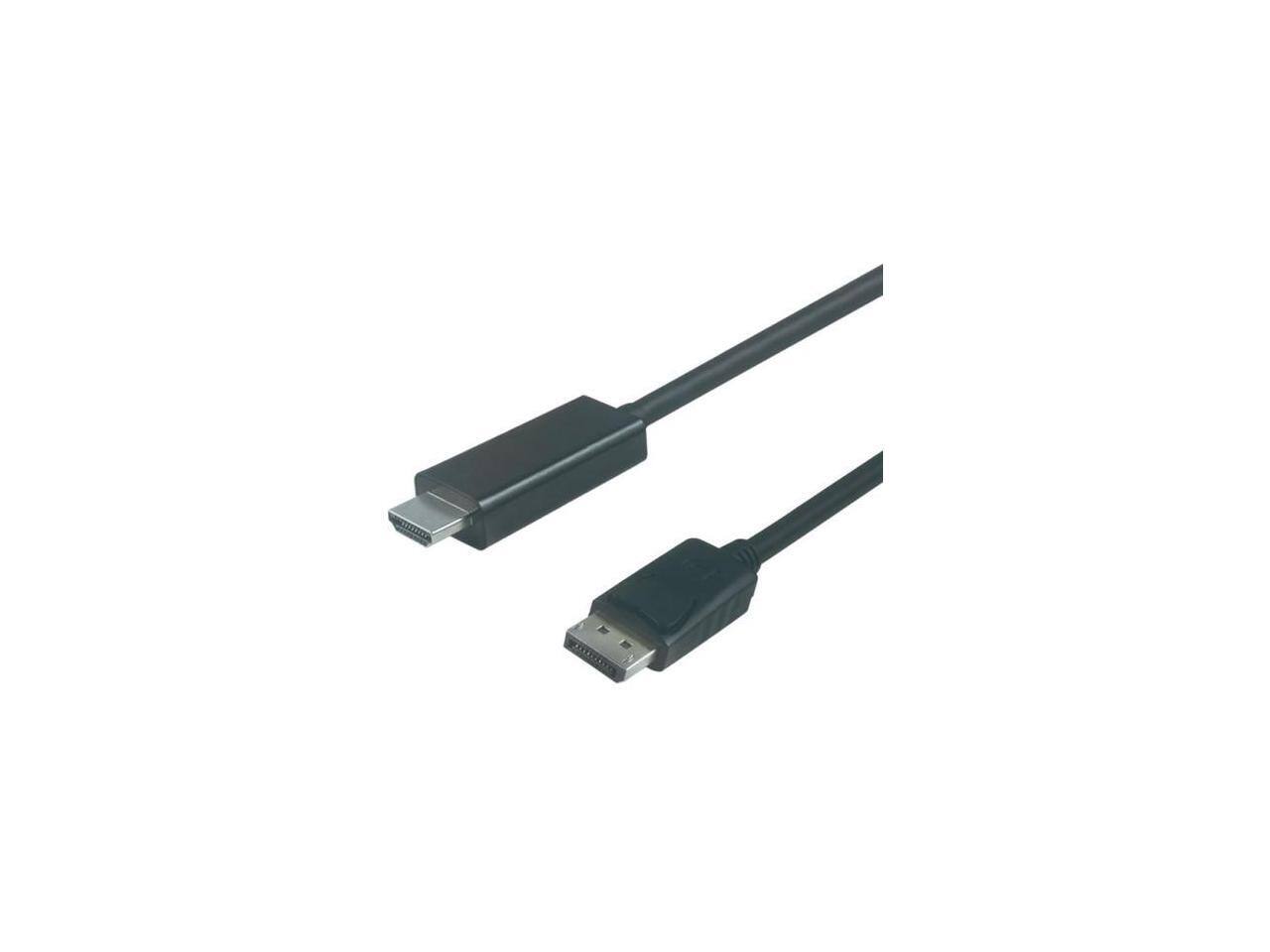 Alt View 1. Visiontek - 901214 6-Feet Displayport to HDMI 2.0 Active Male to Male Cable - Black.