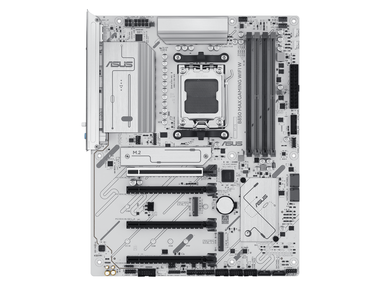 d 1 - .. LOAITER TOO 2O 111 0OOO ASUS l I KYIAN e W . WIFI GAMING MAX B850 3715 ME M.2 ASUS  C CIEKINEN IEKIU P Trm KR  I  SATABILS SATARS_ PETERINEOASE . 11 1  P -- HOR  XT C -. RCTERID -i Ir_B A 109
