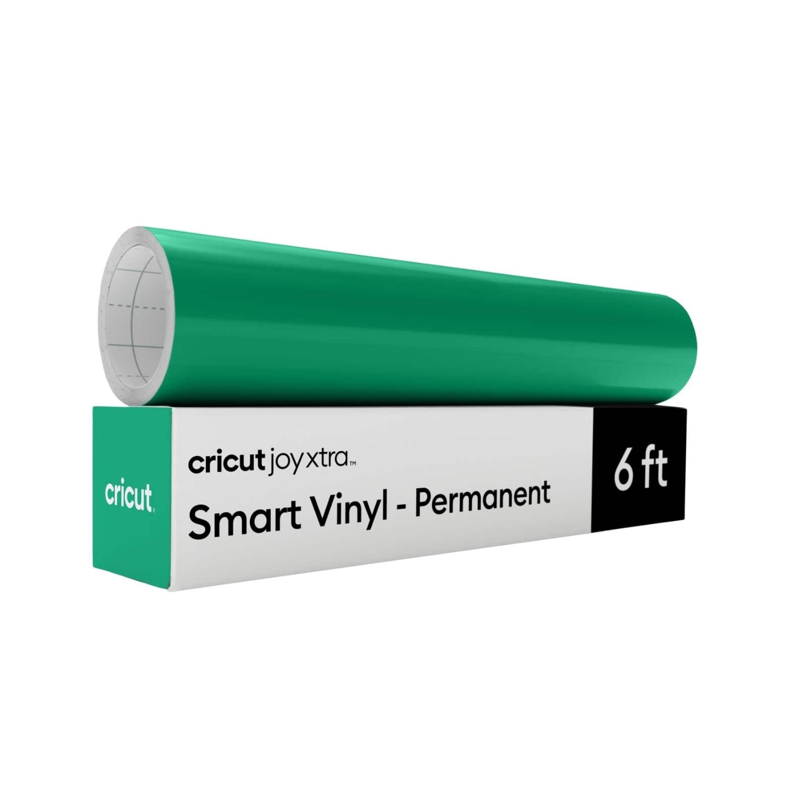 Cricut - Joy Xtra Smart Vinyl - Permanent, Green, 9.5 in x 6 ft (1) - Grass