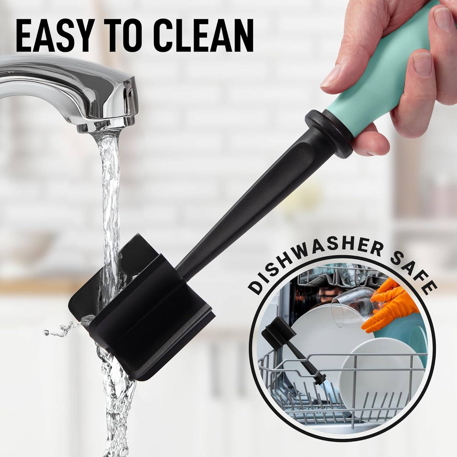 EASY TO CLEAN DISHWASHER SAFE