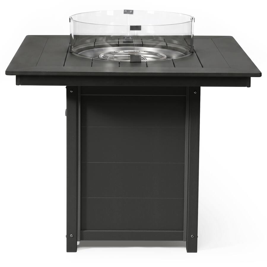 WestinTrends Helios 42" Modern Outdoor Patio Gas Propane Square Fire ...