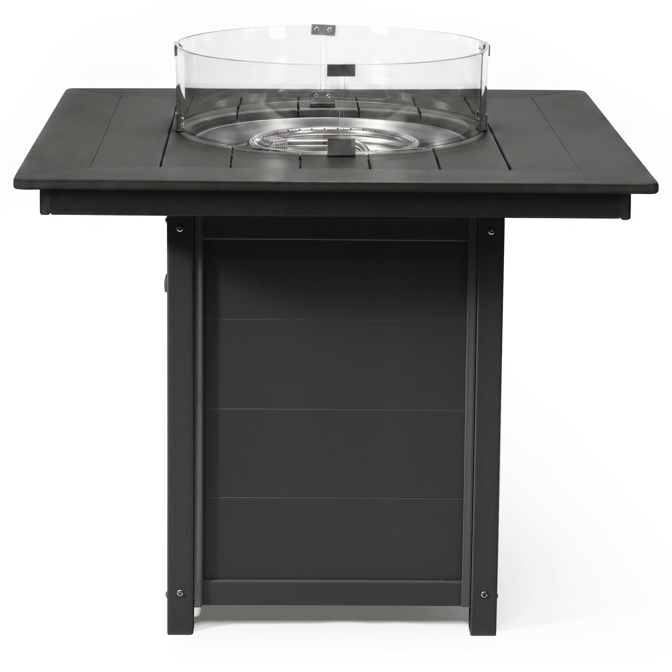 WestinTrends Helios 42" Modern Outdoor Patio Gas Propane Square Fire ...