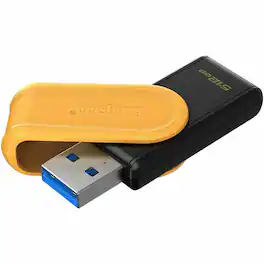 Kingston - DataTraveler Exodia S USB Flash Drive - 512 GB - USB 3.2 (Gen 1) - Black, Yellow - 1 - Black,Yellow