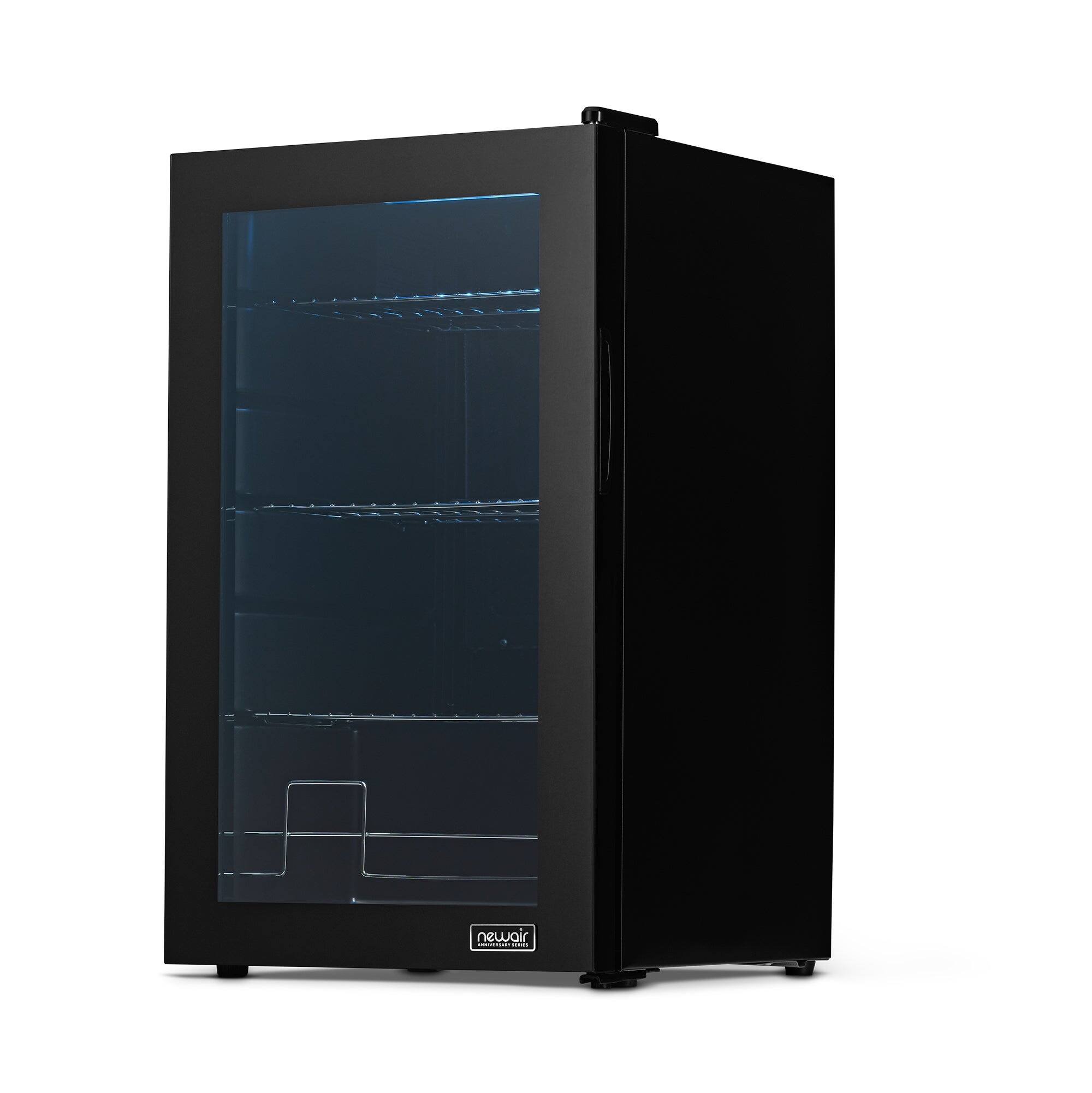 Alt View 8. NewAir - Newair® Limited Edition 100-Can Anniversary Beverage Fridge - 16.93" - Black.