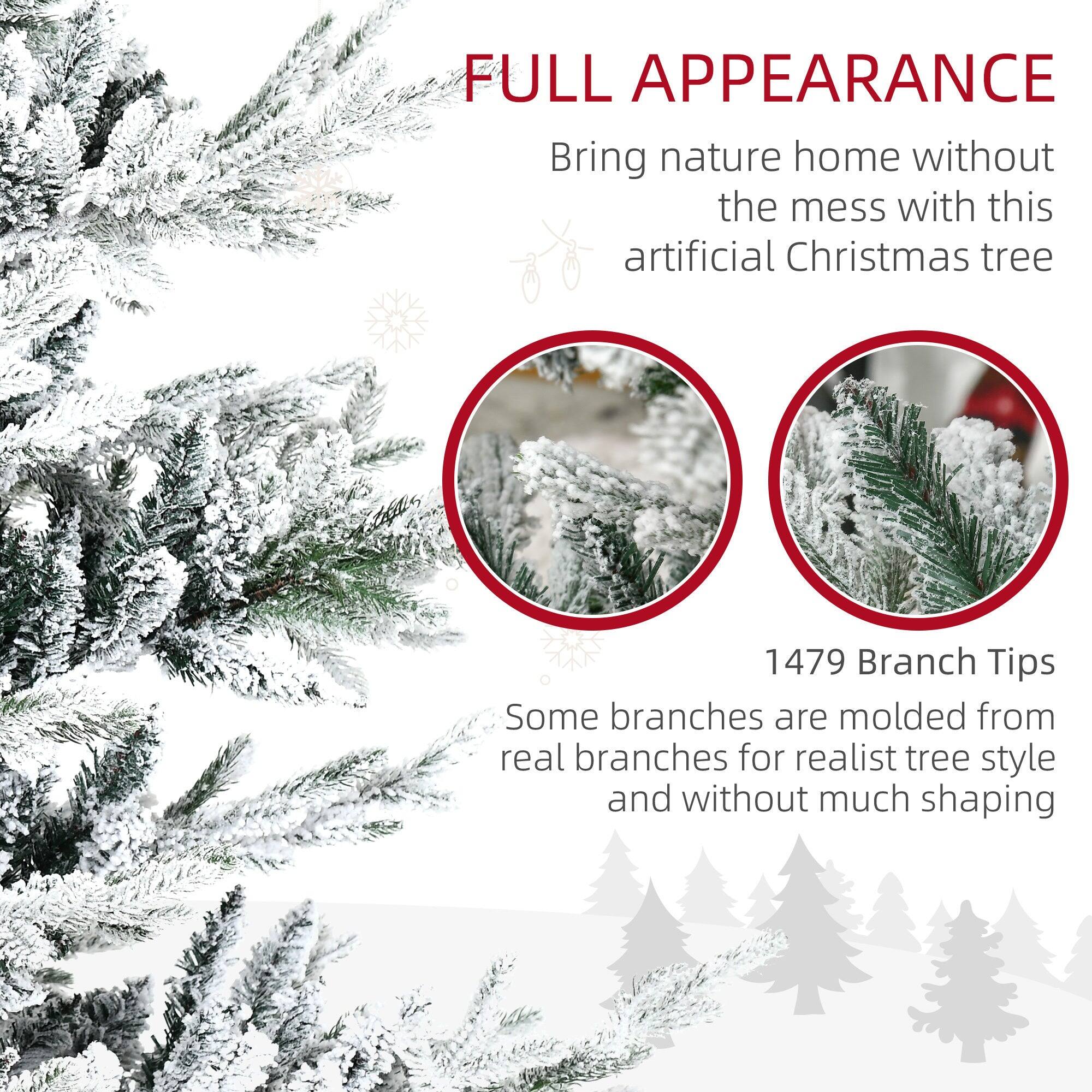 FULL APPEARANCE  
Bring nature home without the mess with this artificial Christmas tree  

1479 Branch Tips  
Some branches are molded from real branches for a realistic tree style and without much shaping