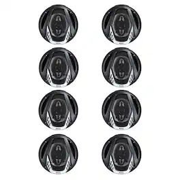 BOSS Audio - BOSS NX654 6.5" 400W 4-Way Car Audio Coaxial Speakers Stereo, (8 Speakers) - Black