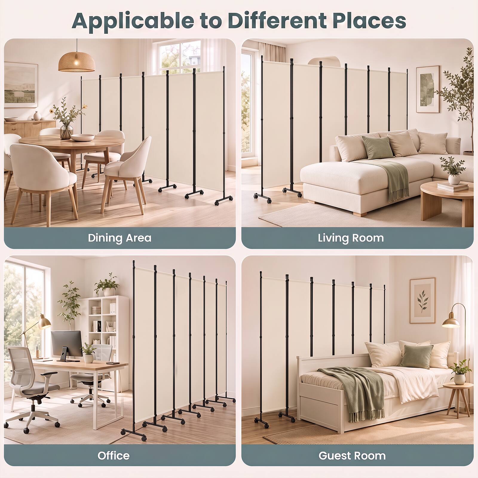 Applicable to Different Places

Dining Area

Living Room

Office

Guest Room
