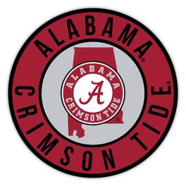 Fan Creations - Alabama Crimson Tide 15" State Circle Sign - Multicolor