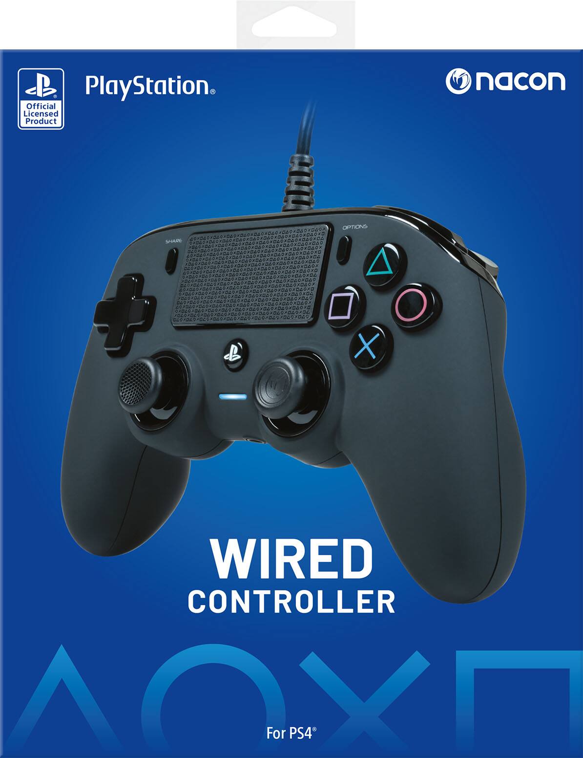PlayStation Official Licensed Product  
nacon  
Wired Controller  
For PS4