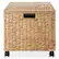 Alt View 3. Casafield - Rolling Filing Cabinet - Water Hyacinth File Organizer - Natural.