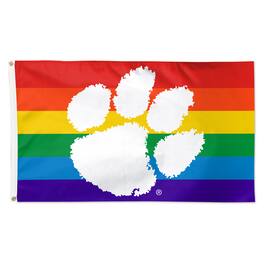 WinCraft - Clemson Tigers 3' x 5' Single-Sided Deluxe Team Pride Flag - Multicolor
