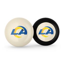Imperial - Los Angeles Rams Logo Cue Ball & 8 Ball Combo Set - White