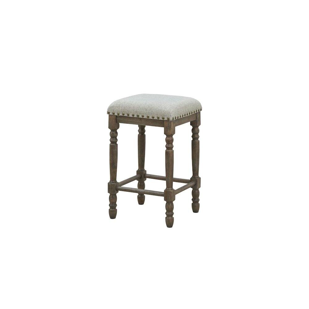 Alt View 1. Carolina Chair & Table - Brittany Bar Table with 2 Counter Stools - Vintage Walnut - Vintage Walnut.