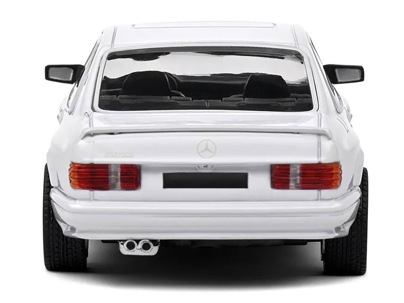 Alt View 1. Solido - 1990 Mercedes-Benz 560 SEC AMG WideBody Classic White 1/43 Diecast Model Car by Solido - White.