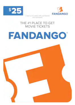 Fandango - $25 Gift Card