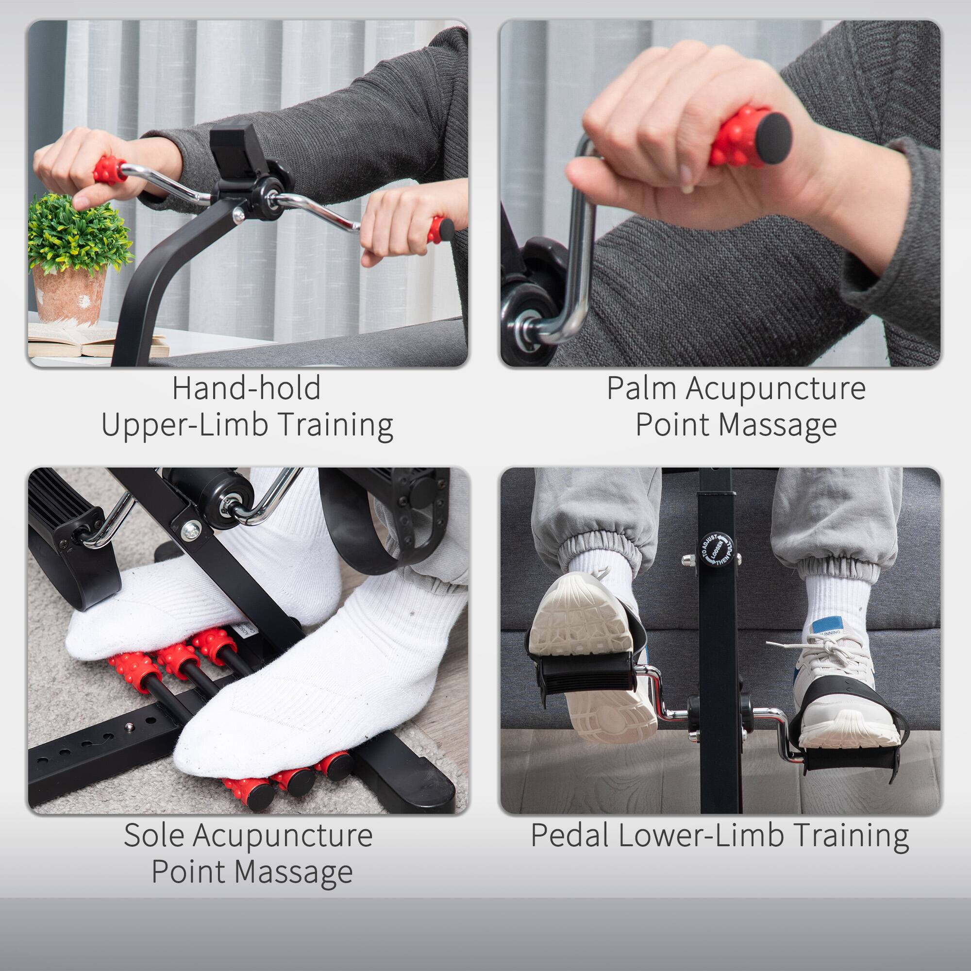 Hand-hold Upper-Limb Training  
Palm Acupuncture Point Massage  
Sole Acupuncture Point Massage  
Pedal Lower-Limb Training